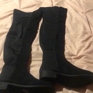 Black over the knee boots